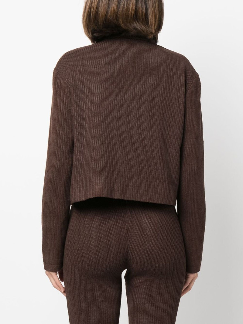 Yuna knit cropped cardigan 4