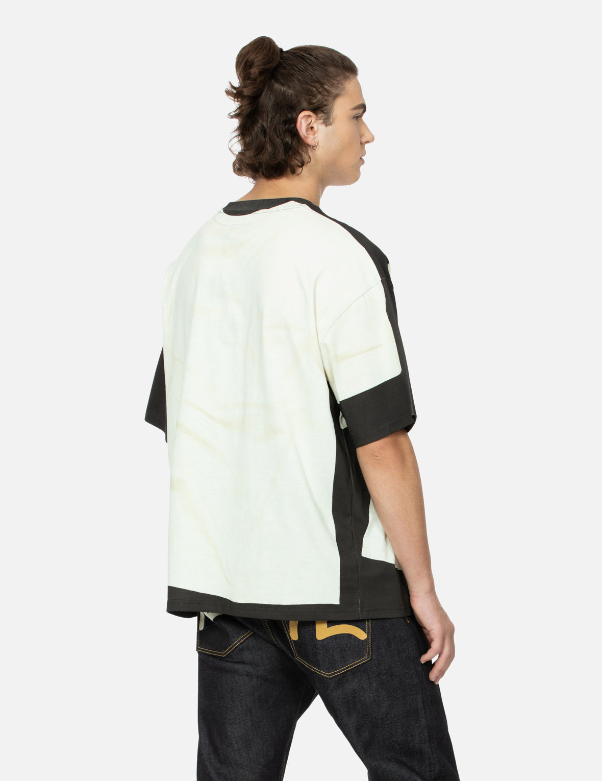 2-IN-1 LOGO AND SEAGULL PRINT LOOSE FIT T-SHIRT - 8