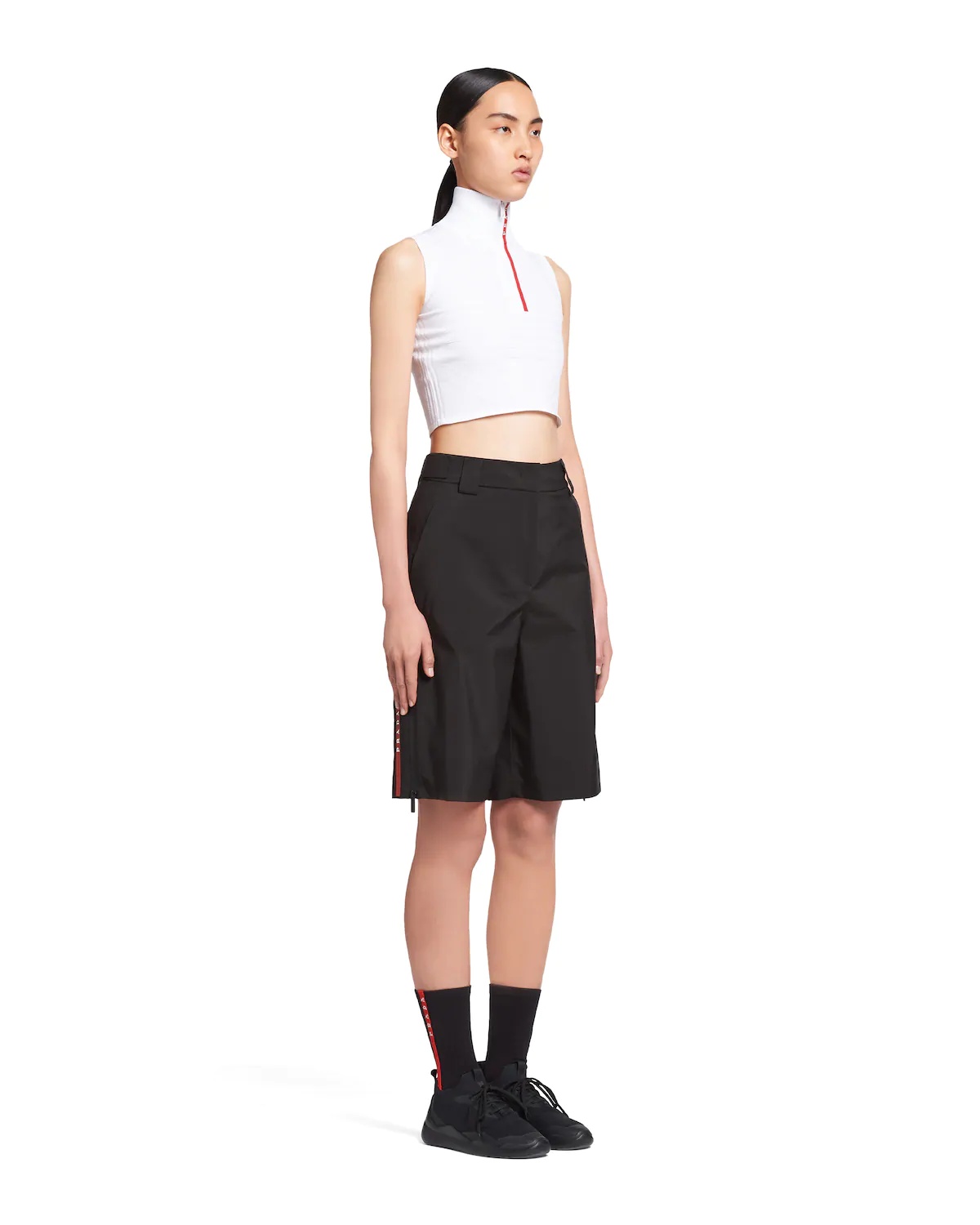 Oversized technical fabric Bermudas - 3