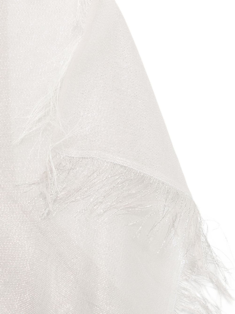 PESERICO frayed scarf outlook