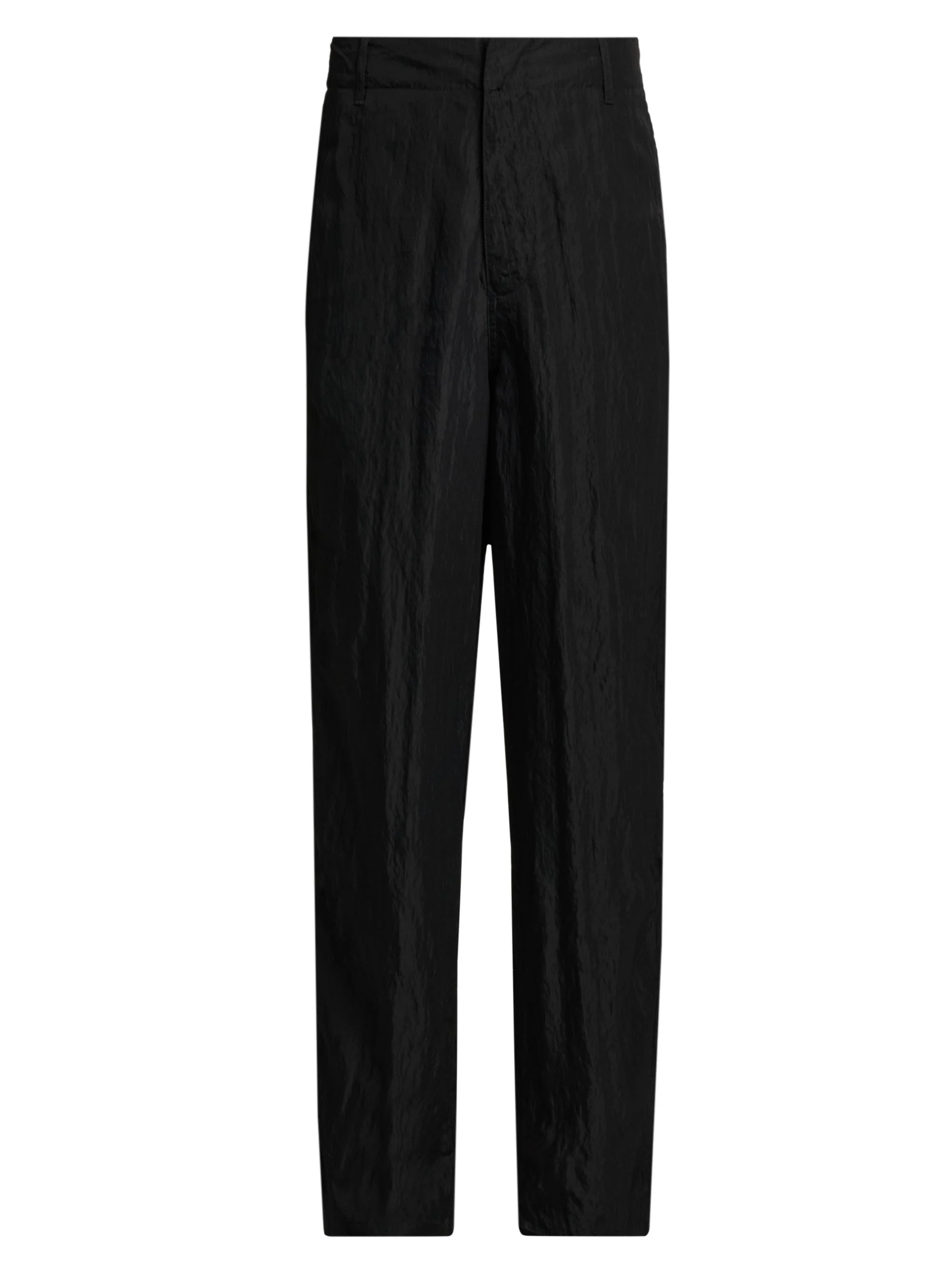 Men's Crinkle Texture Trousers - Anthracite - 1