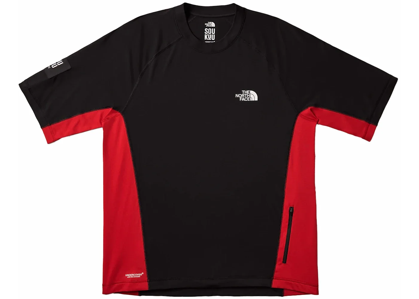 The North Face x Undercover Soukuu Trail Run T-Shirt Chili Pepper Red/TNF Black - 1