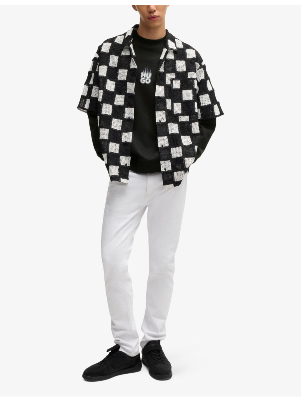 Branded-print crewneck cotton-jersey sweatshirt - 2