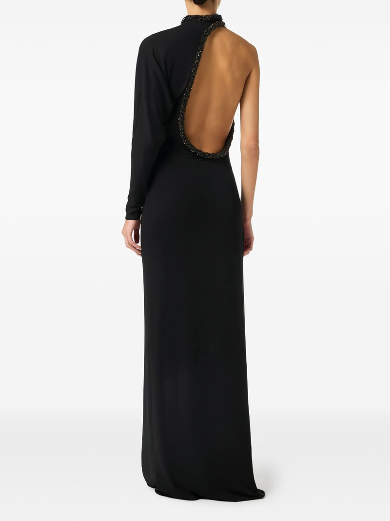 one-shoulder embellished maxi dress 3
