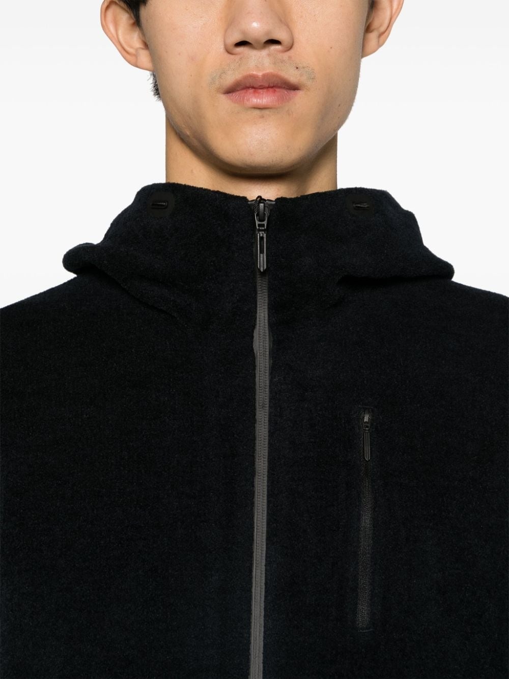 Fusion Knit zip-up hooded jacket - 5