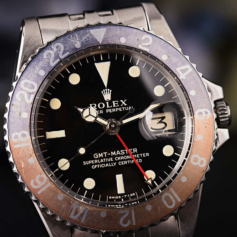 Vintage Rolex GMT-Master 1675 Glossy Gilt Dial - 11