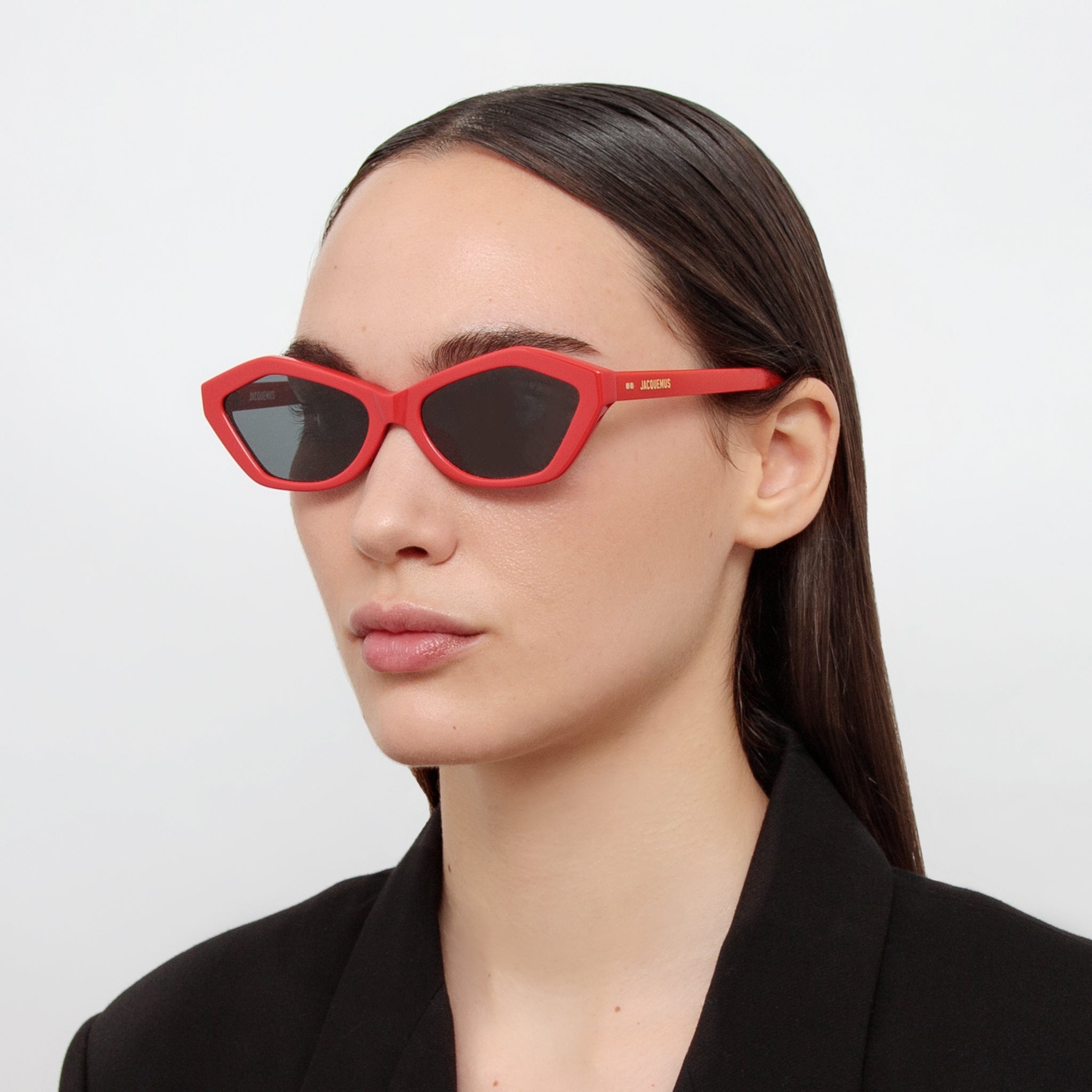 Bambino Angular Sunglasses in Red - 2