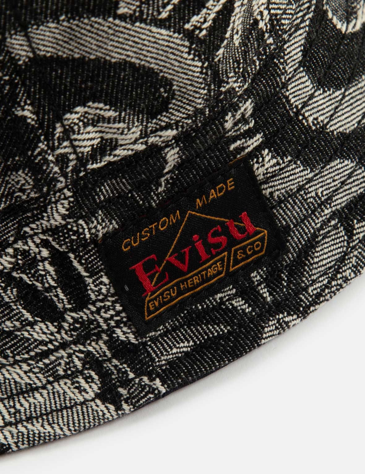 SEAGULL AND KAMON JACQUARD REVERSIBLE BUCKET HAT - 9