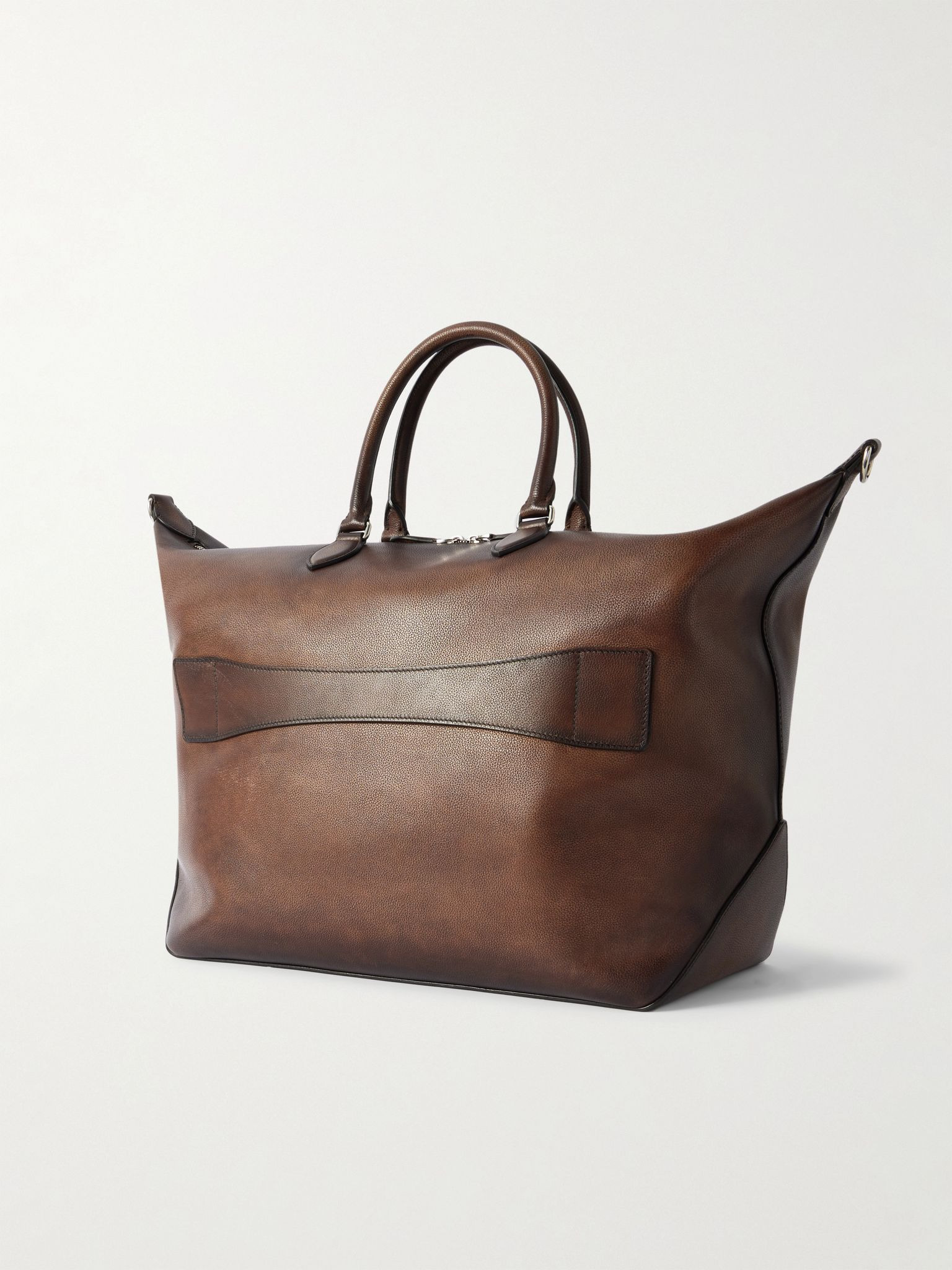 Toujours Venezia Leather Weekend Bag Brown - 3