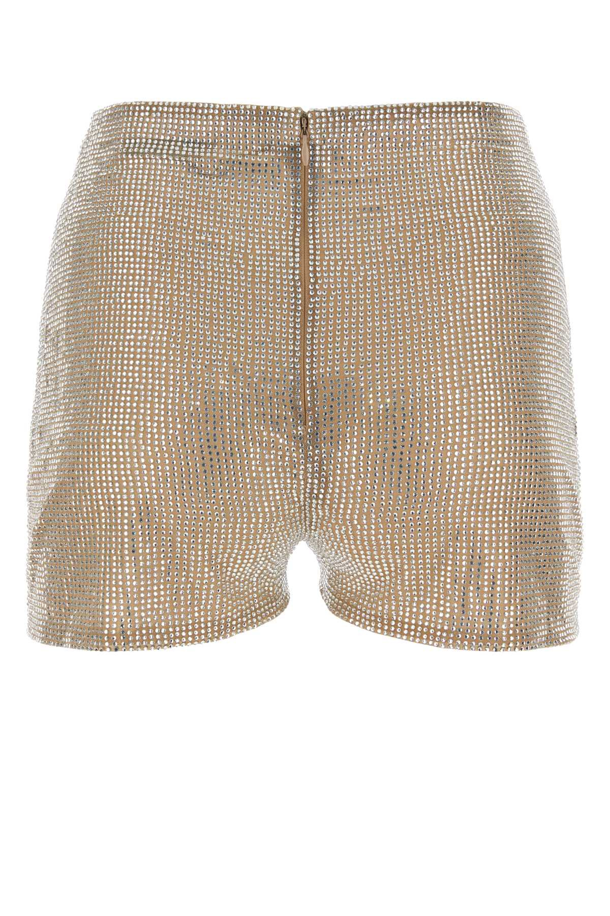 GIUSEPPE DI MORABITO - Giuseppe Di Morabito Women Embellished Mesh Shorts - 2