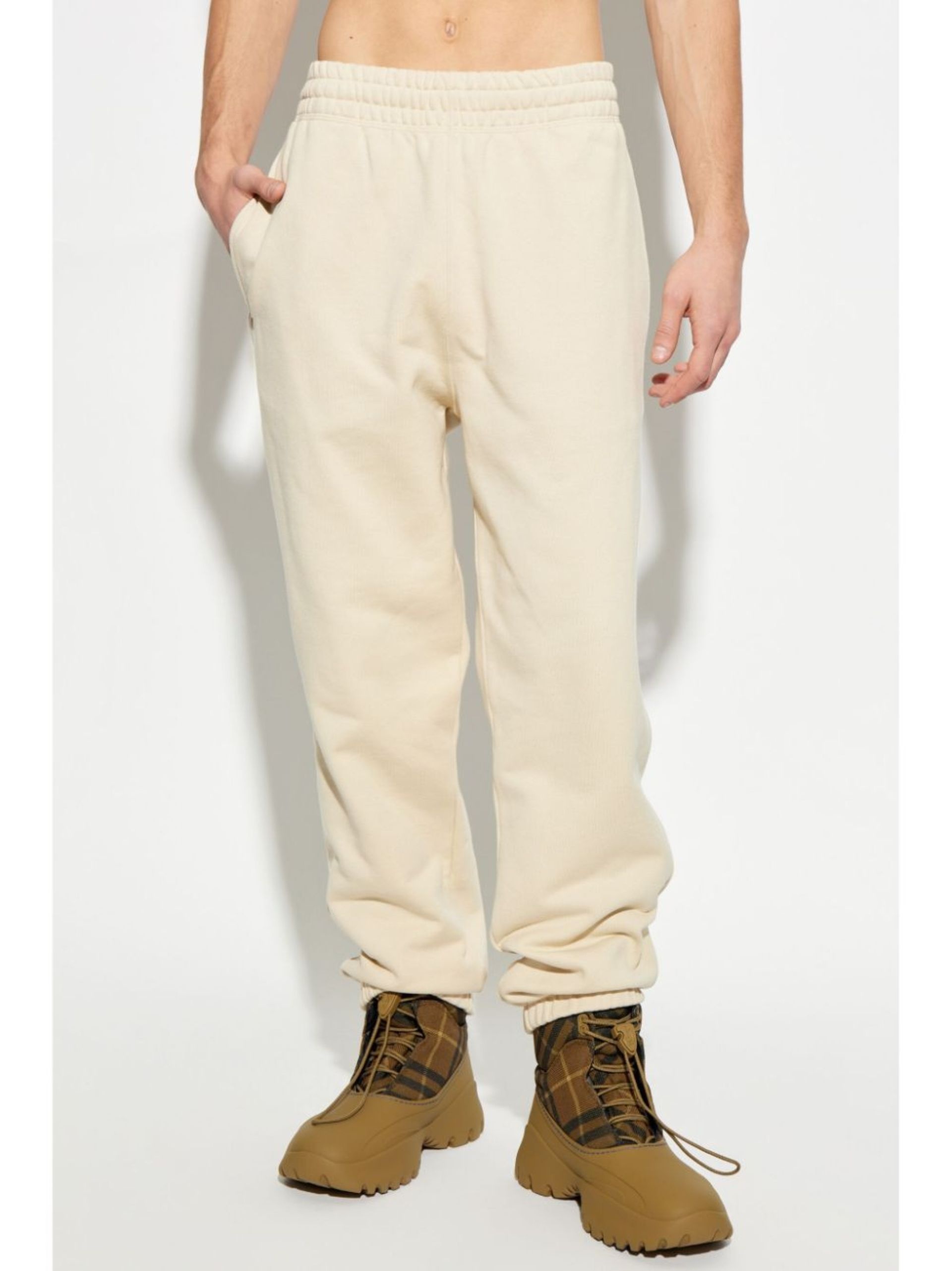 Check Label Track Pants - 3