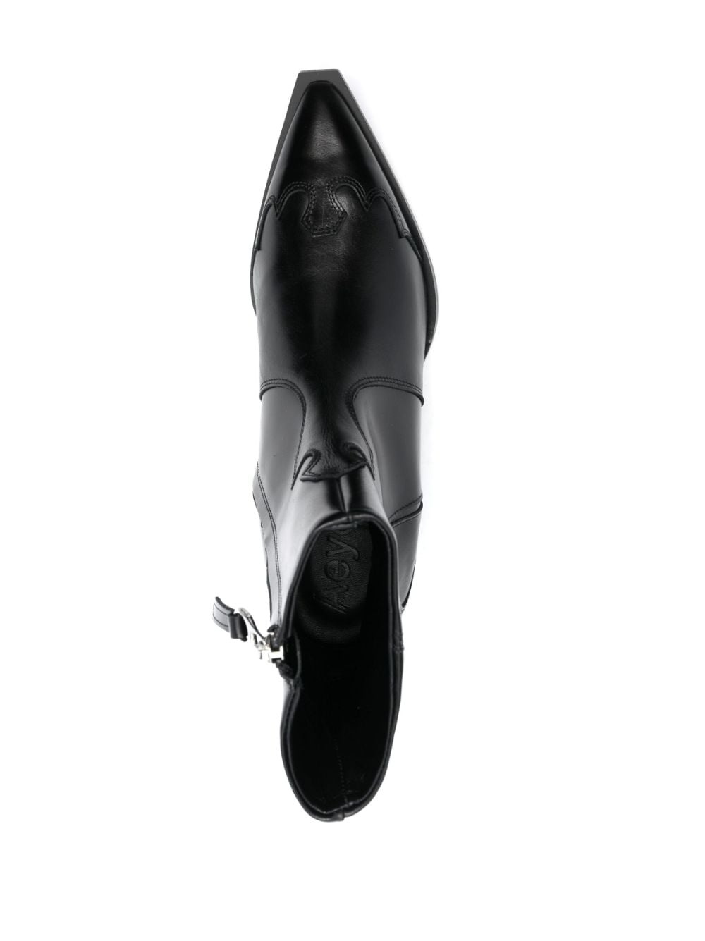 Alby 30mm pointed-toe leather boots - 4