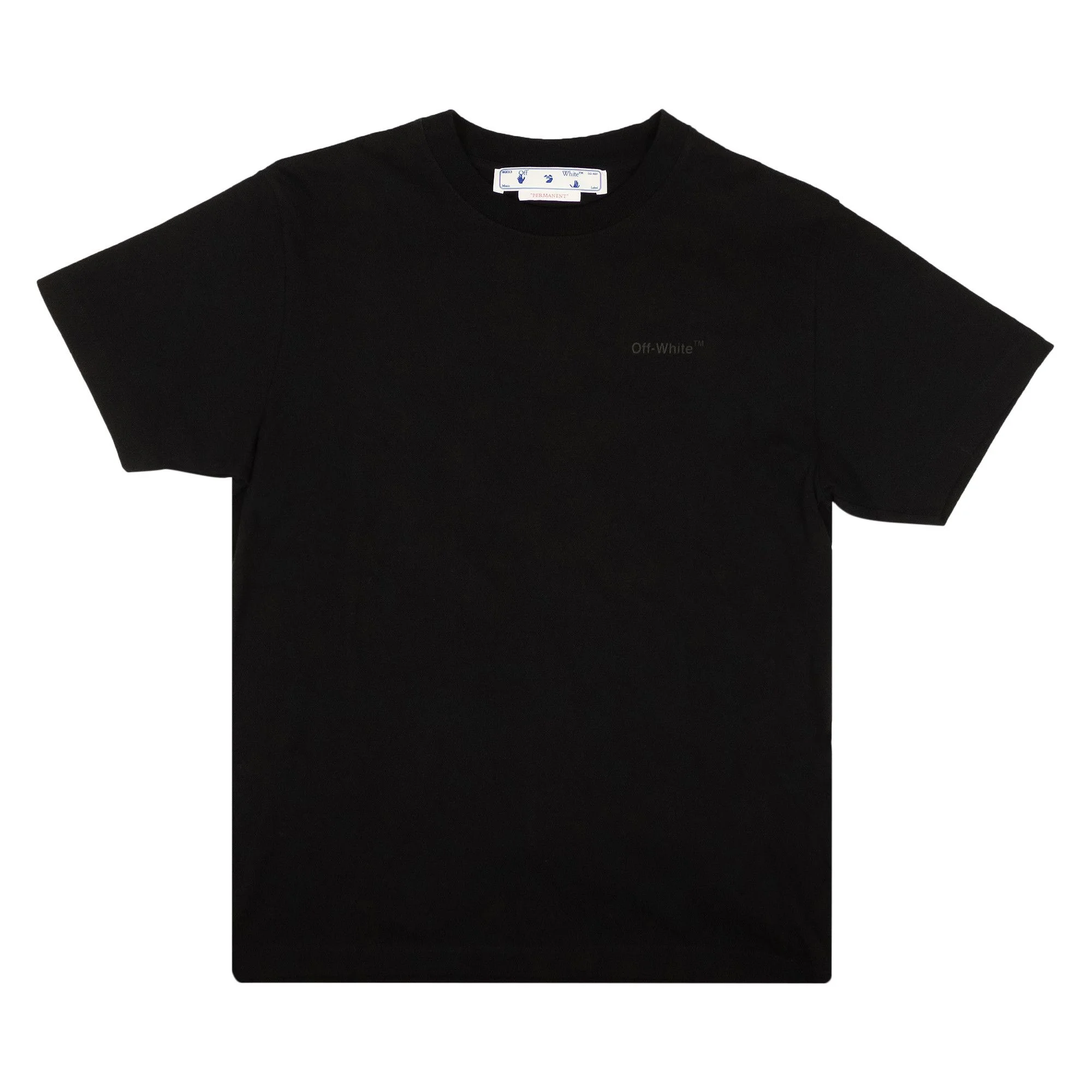 Off-White Diag Tab Slim Short-Sleeve Tee 'Black' - 1