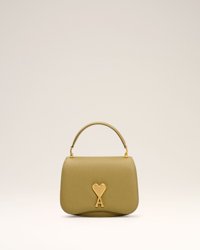 YELLOW LEATHER TOP HANDLE PARIS PARIS BAG 1