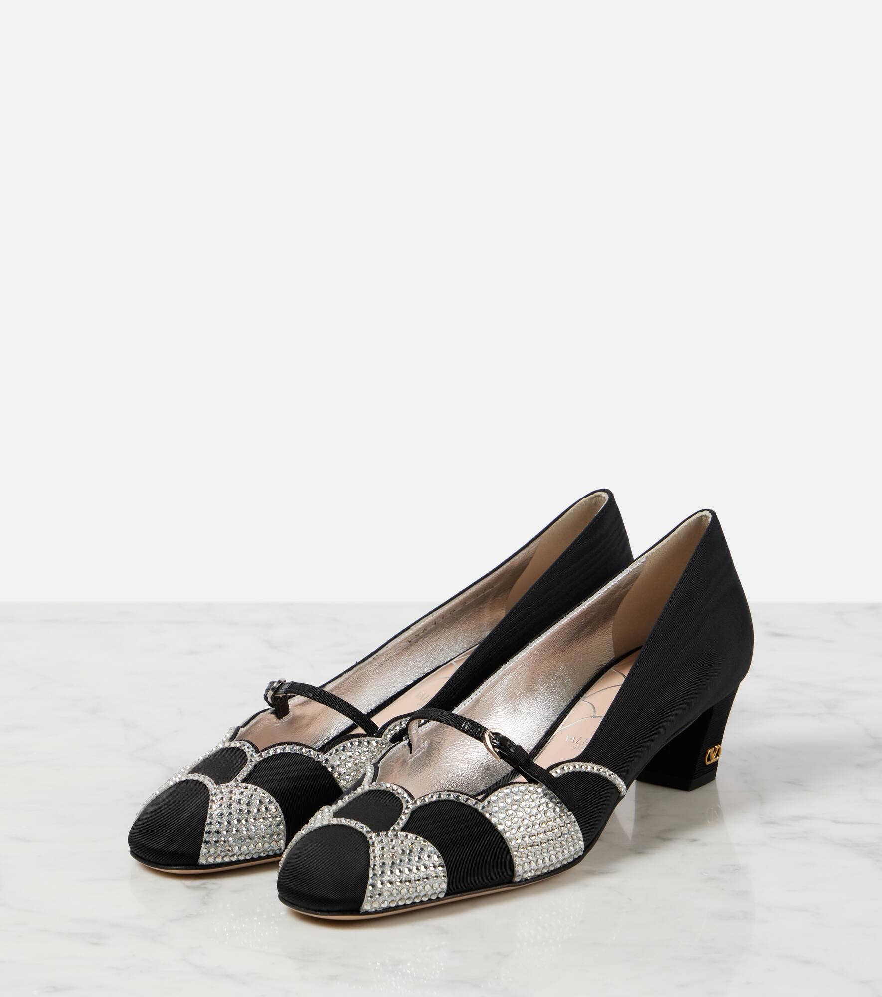 Bowow 45 embellished moiré pumps - 4