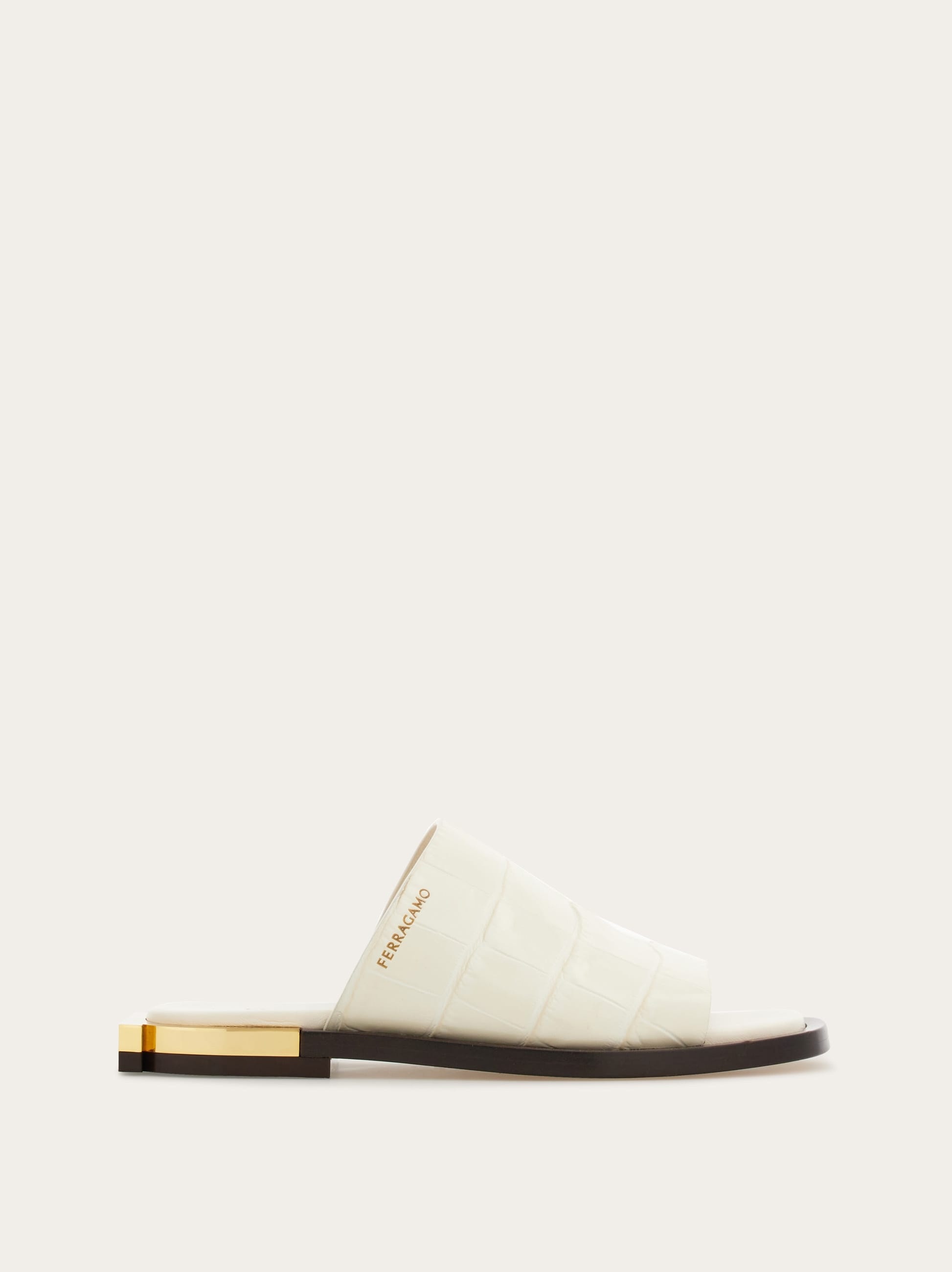 Slide with Gancini heel - 1