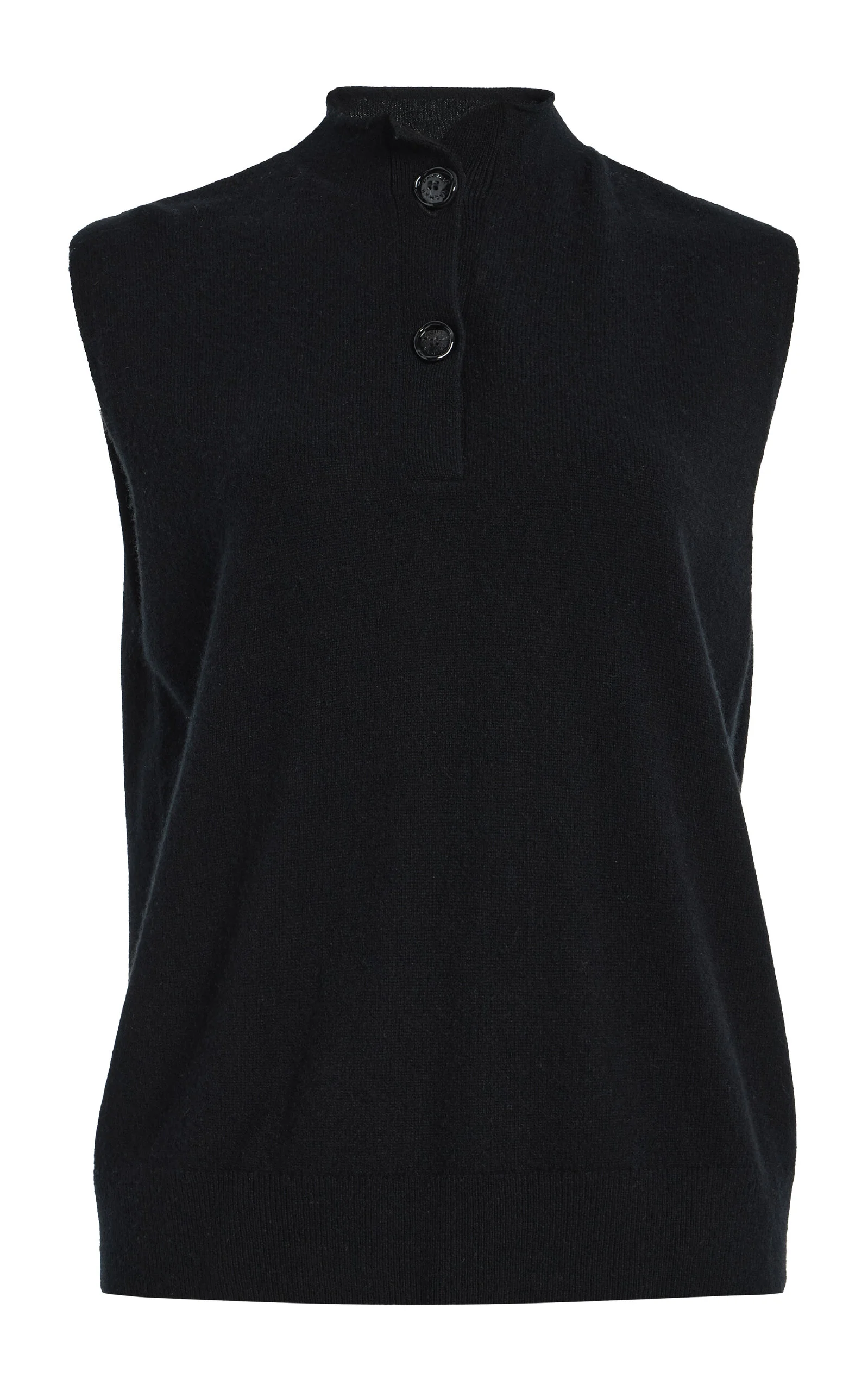 Wool-Cashmere Knit Top black - 1