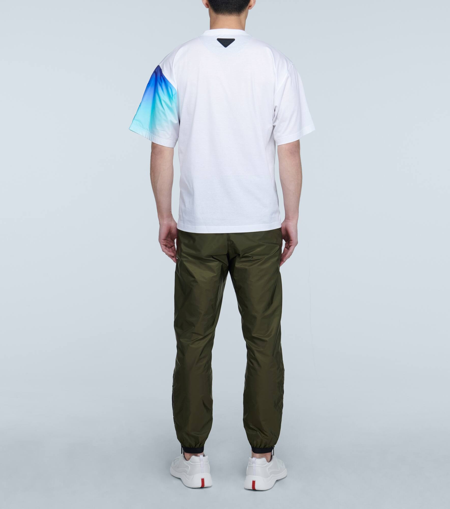 contrast-sleeve T-shirt - 3