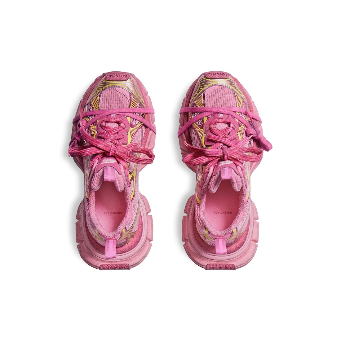 Women's 3xl Sneaker  in Pink/yellow - 6