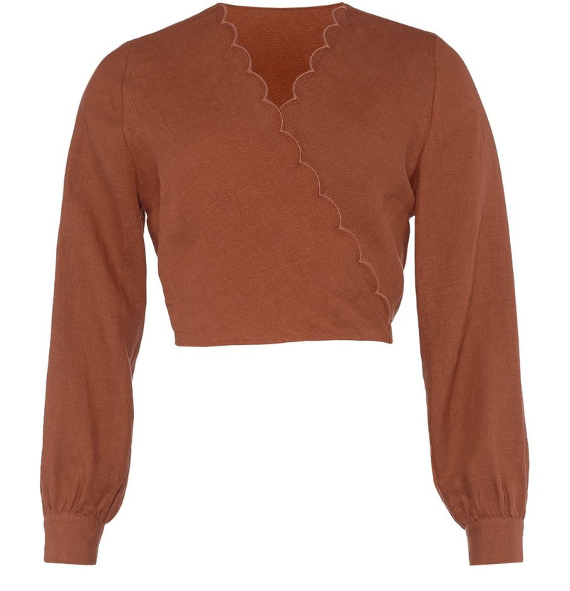 Joli linen crop top 7