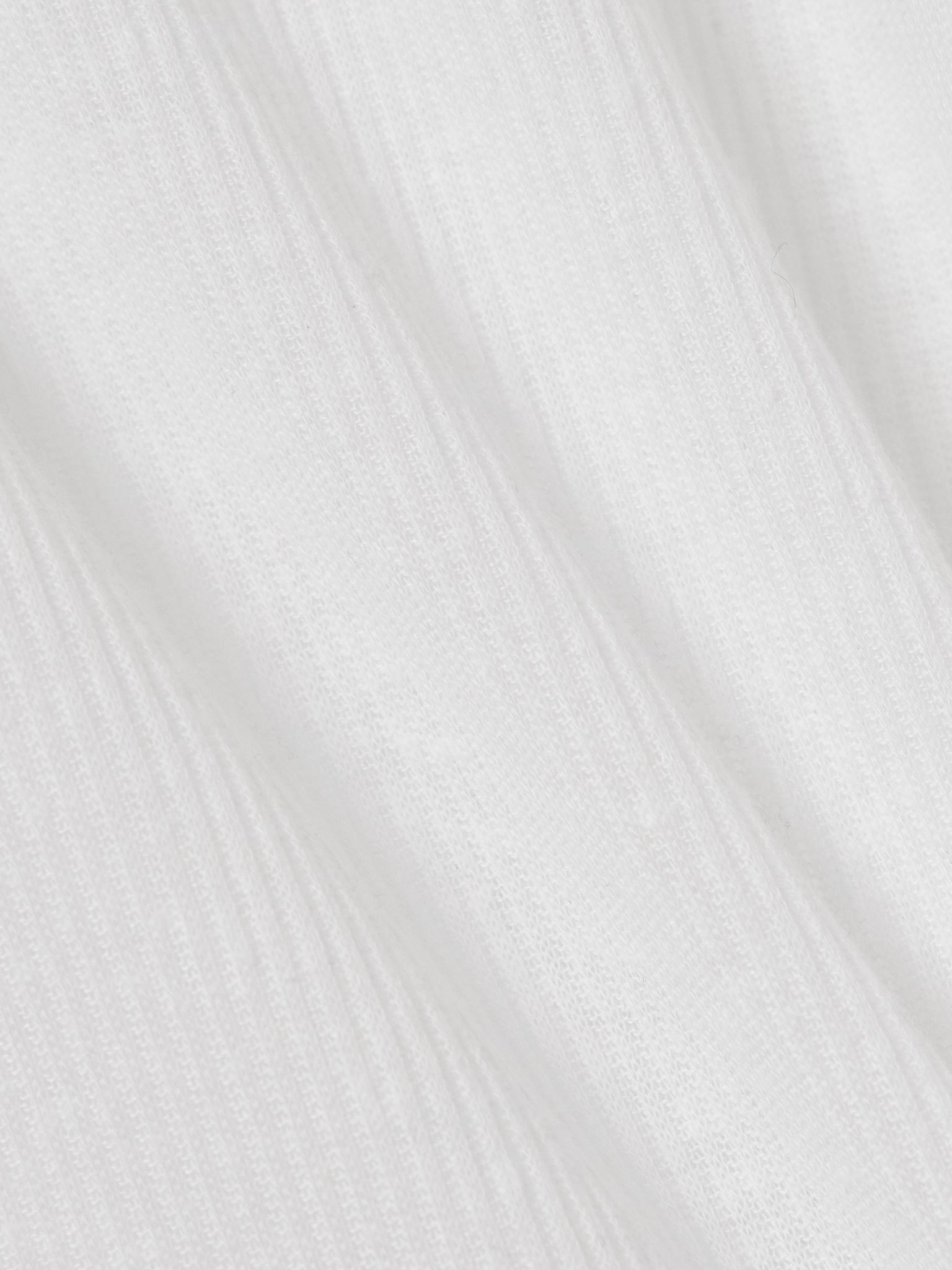 Sheer Stretch-Jersey T-Shirt - Snow White - 4