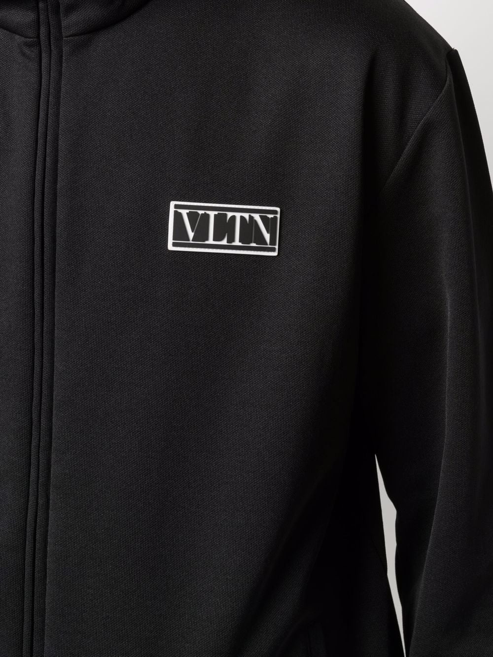 logo-patch zipped sweatshirt - 5