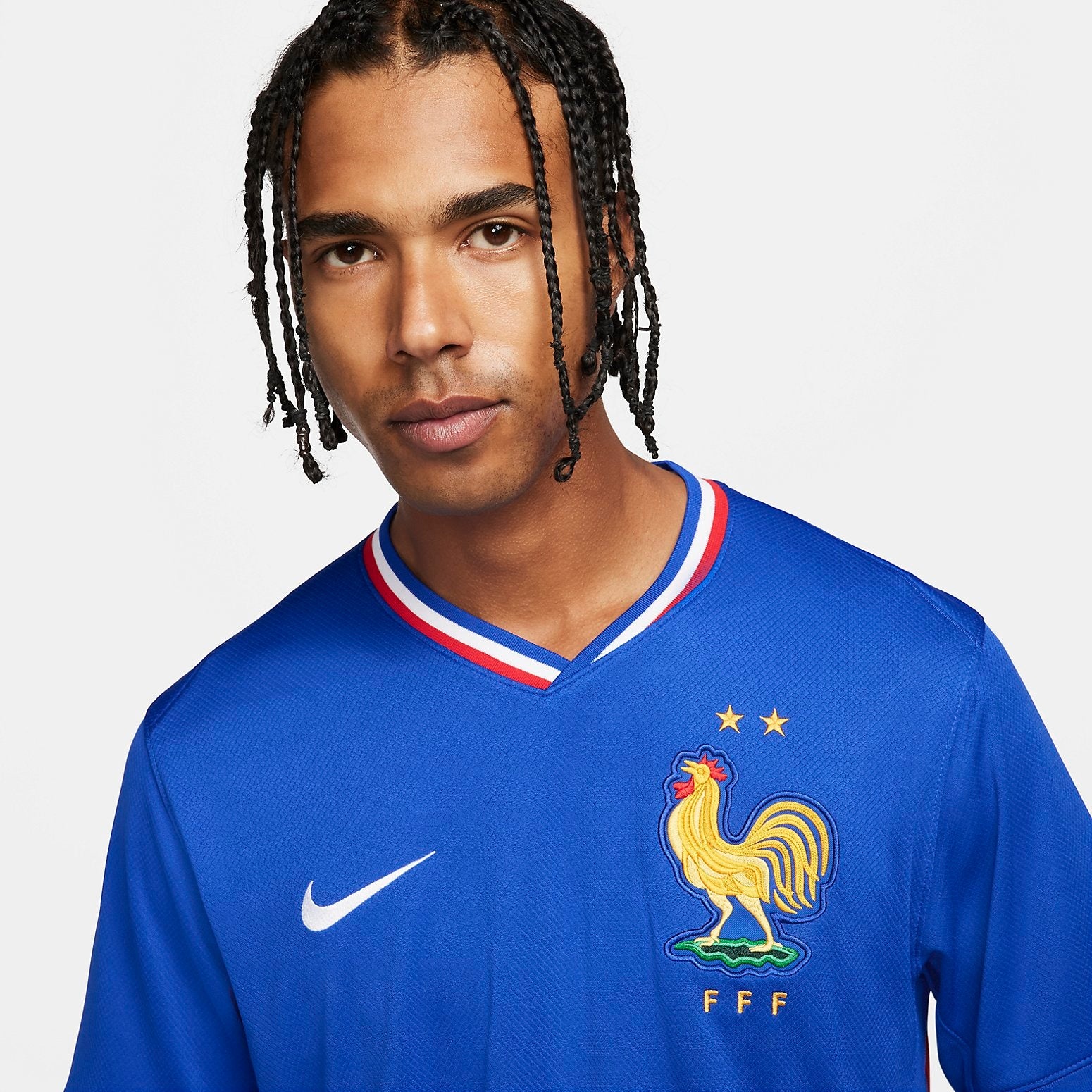 Nike France FFF 24/25 Home Soccer Jersey 'Blue' FJ1259-452 - 4