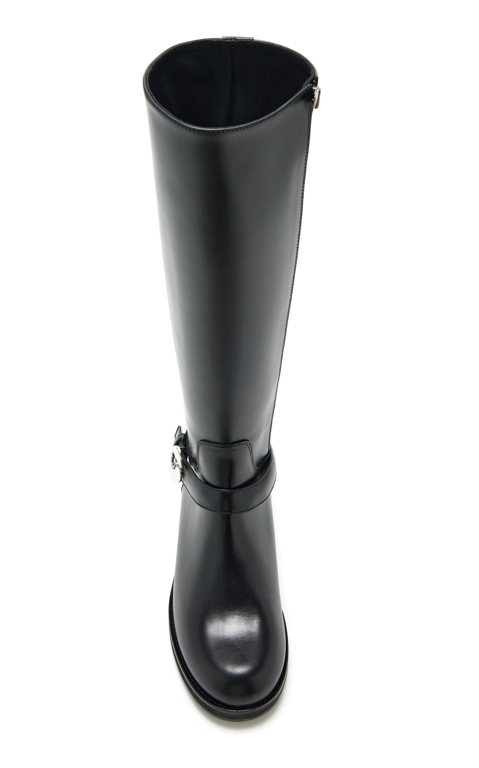 Belt Cavalier Leather Knee Boots black - 3