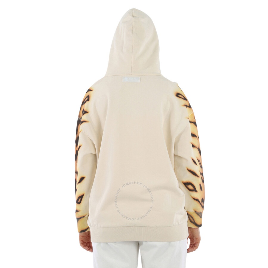 Stella McCartney Ladies Magnolia Tiger Print Cotton Hoodie - 5