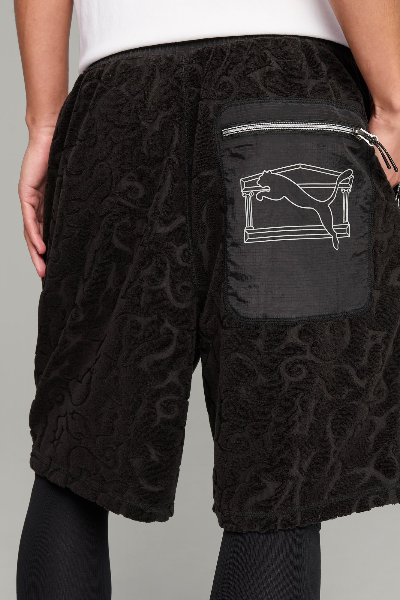 PUMA x ARIES Towelling Shorts Unisex - 4