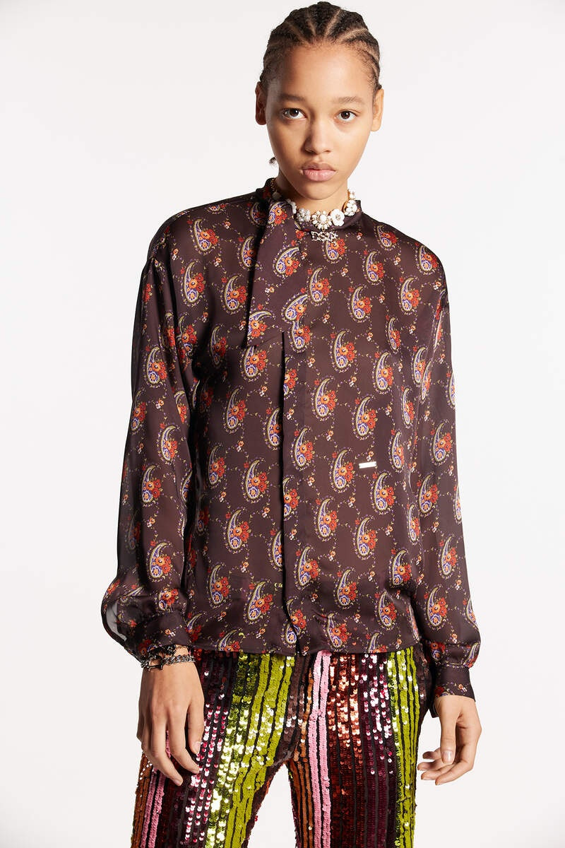 KNOTTED COLLAR SHIRT 3