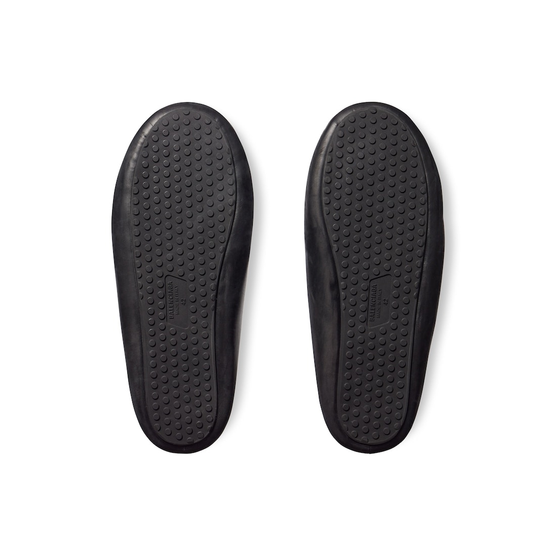 Men's Château Flat Mule in Black - 7