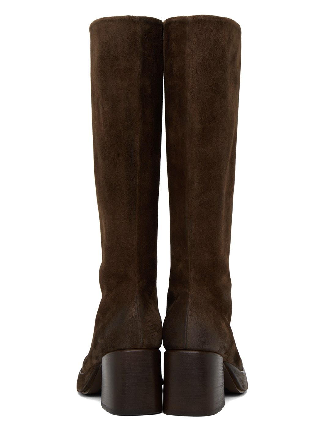 Brown Plattino Tall Boots - 2