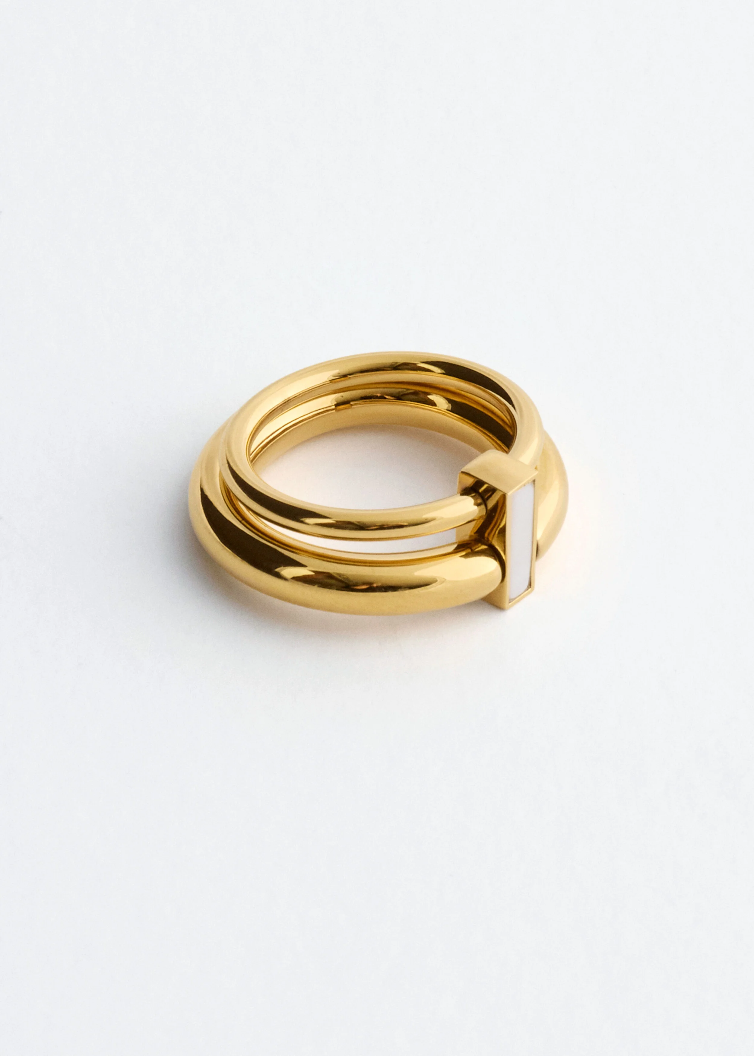 Double-Circle Brass Ring - 1