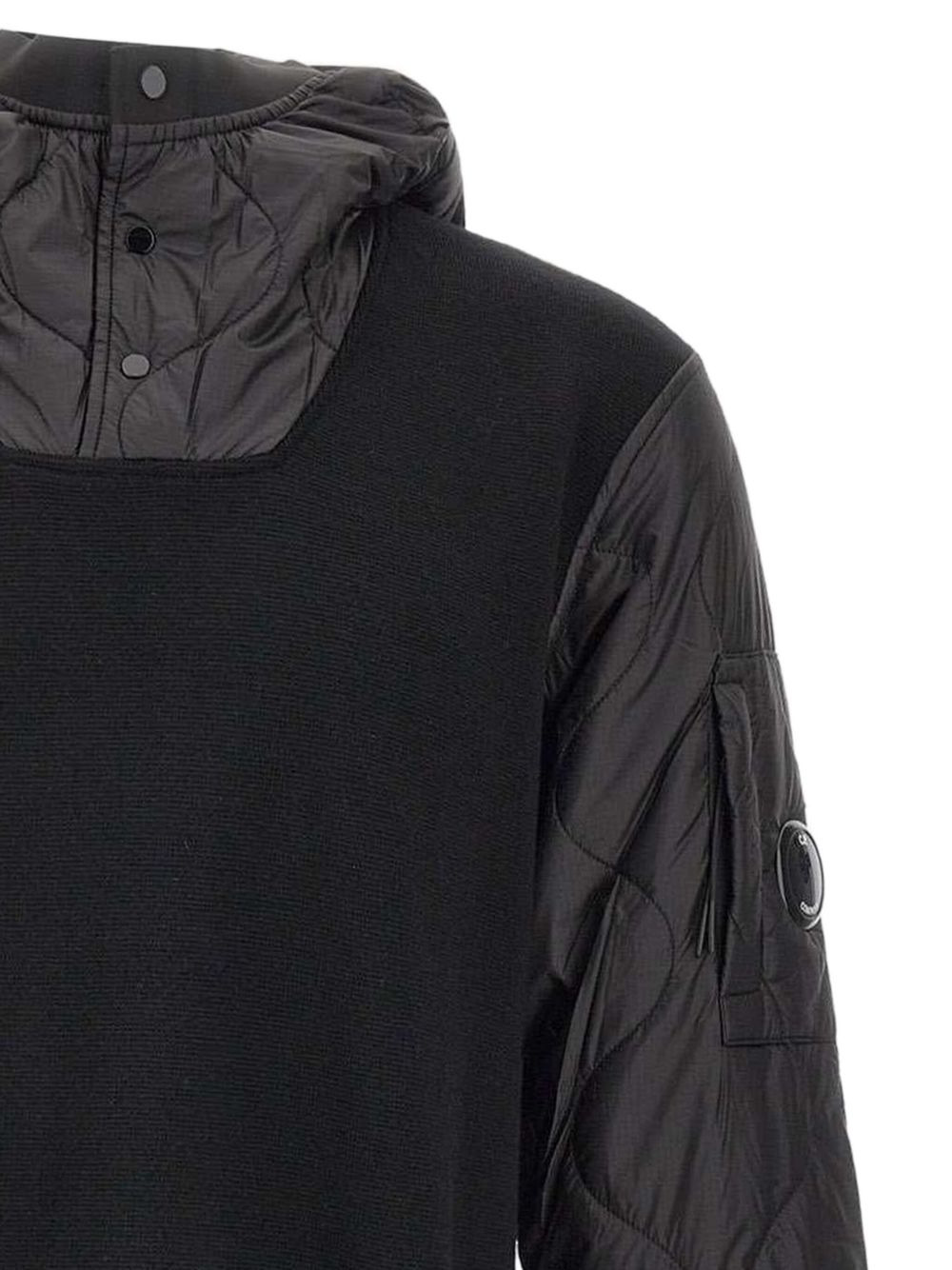 wave-quilted hoodie - 4