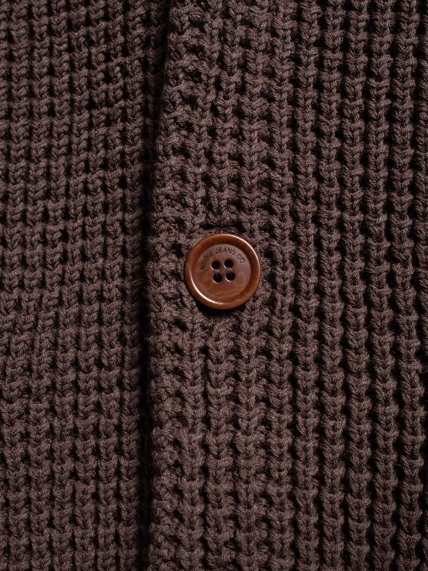 Kent Pineapple Cardigan Brownmelange - 5