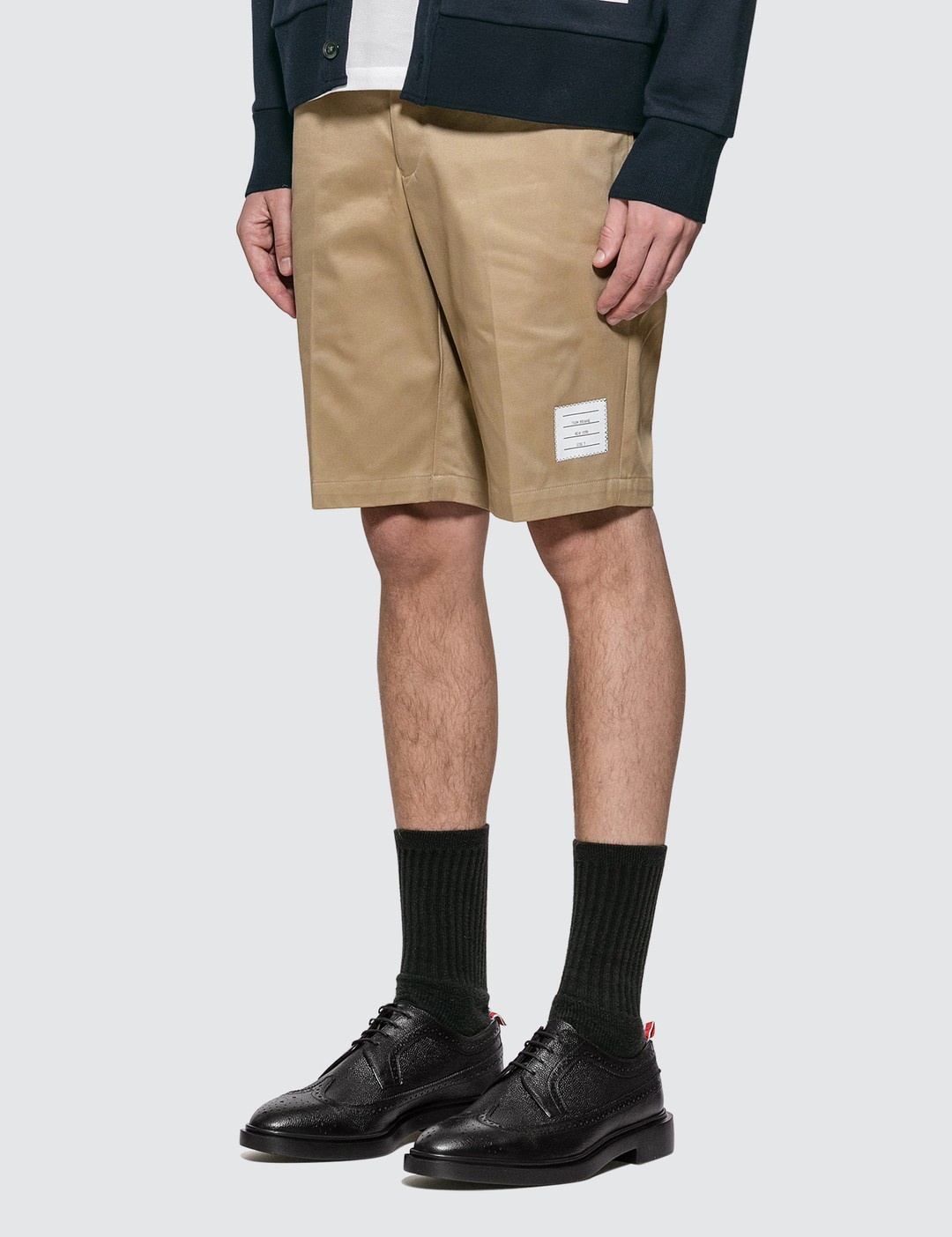 UNCONSTRUCTED CHINO SHORTS - 4