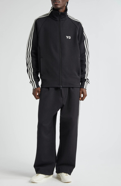 Y-3 3-Stripes Track Pants in Black/Off White outlook