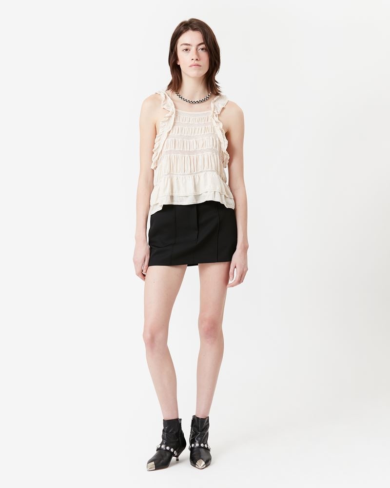 LICOBA WOOL MINI SKIRT - 2