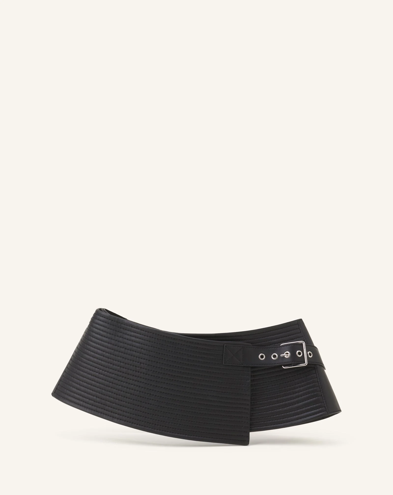 WIDE LEATHER BELT - 1