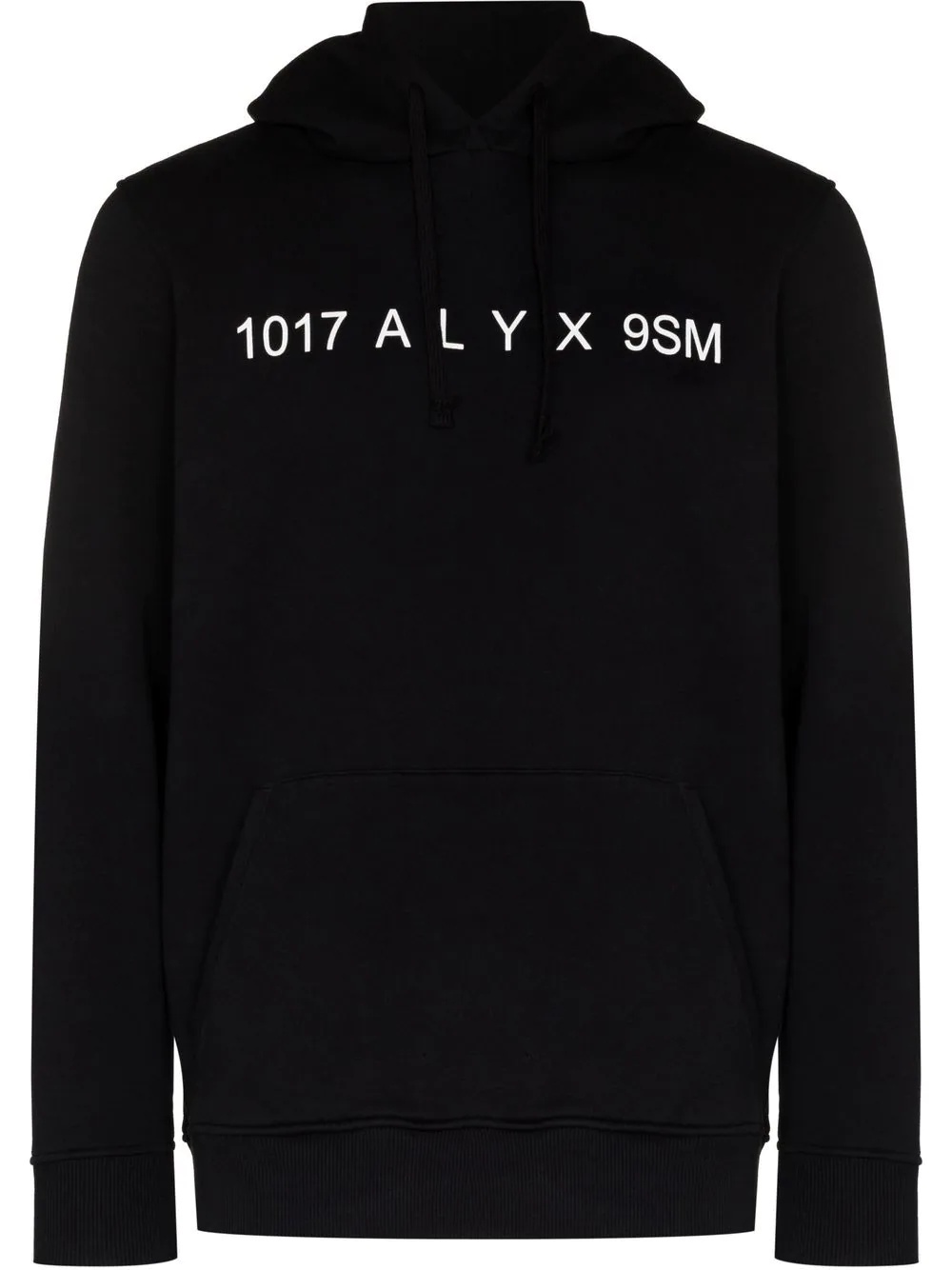 logo-print drawstring hoodie - 1