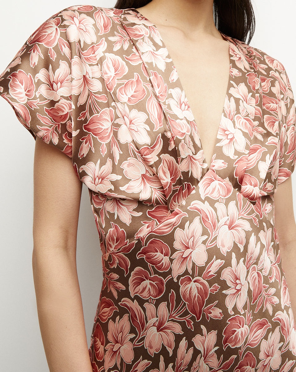 SEYMOUR STRETCH-SILK DRESS - 4