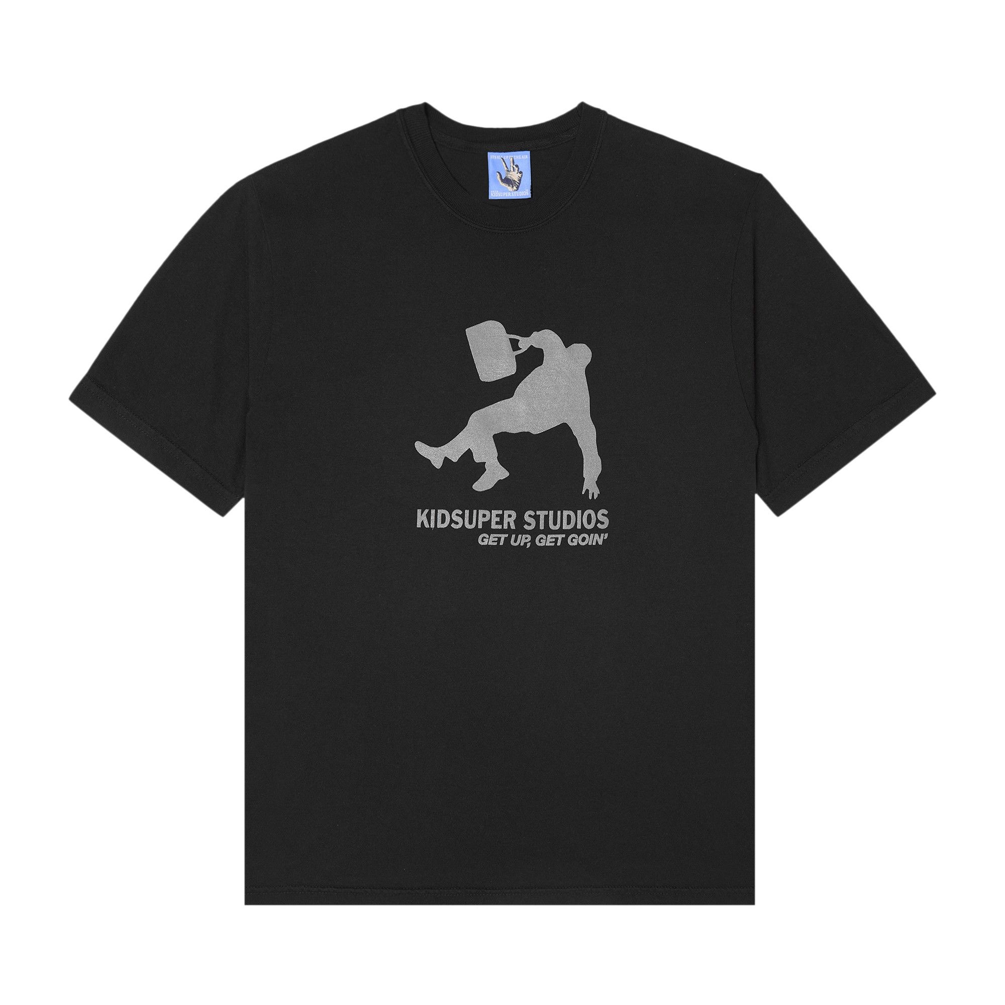 KidSuper Get Up Get Goin Tee 'Black' - 1