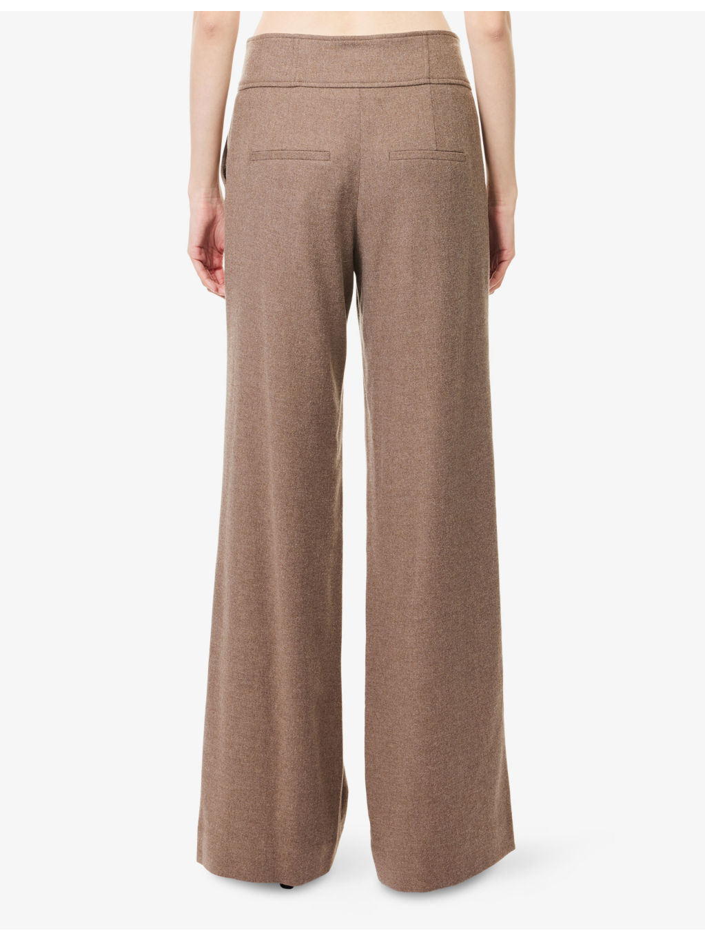 Giovanna Wide-Leg Stretch-Woven Trousers - 4