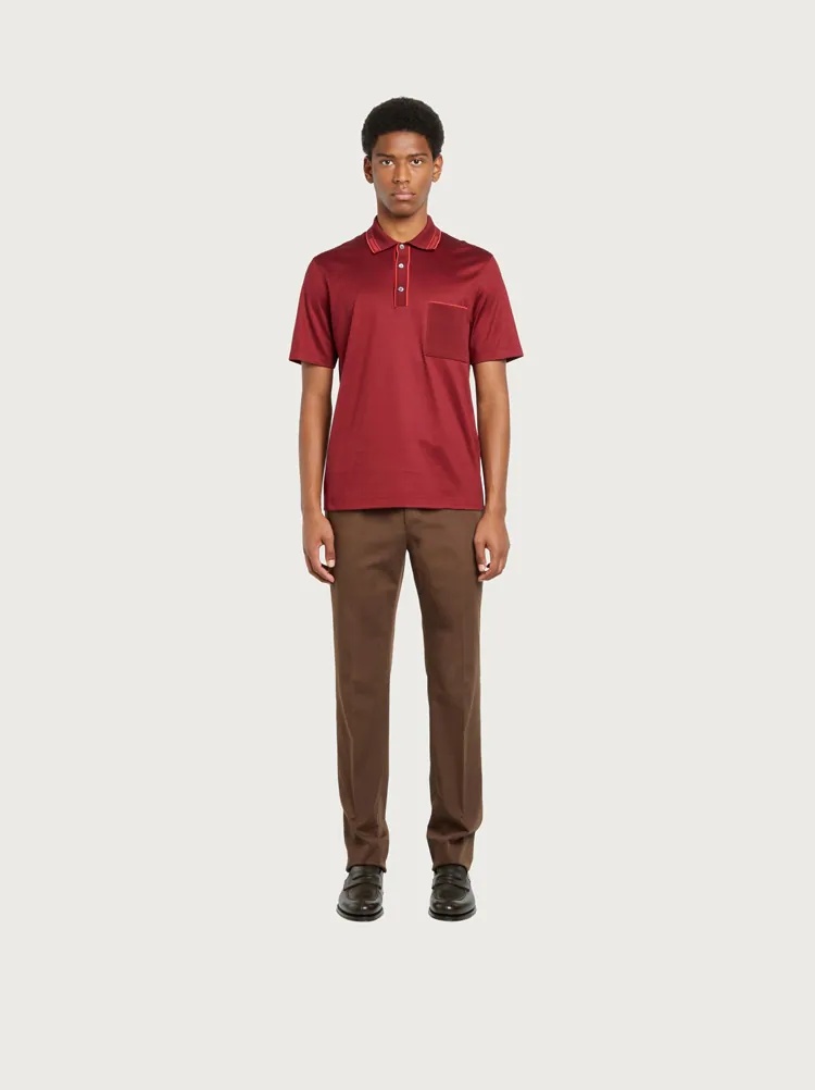 SHORT SLEEVED POLO WITH LOGO - 4