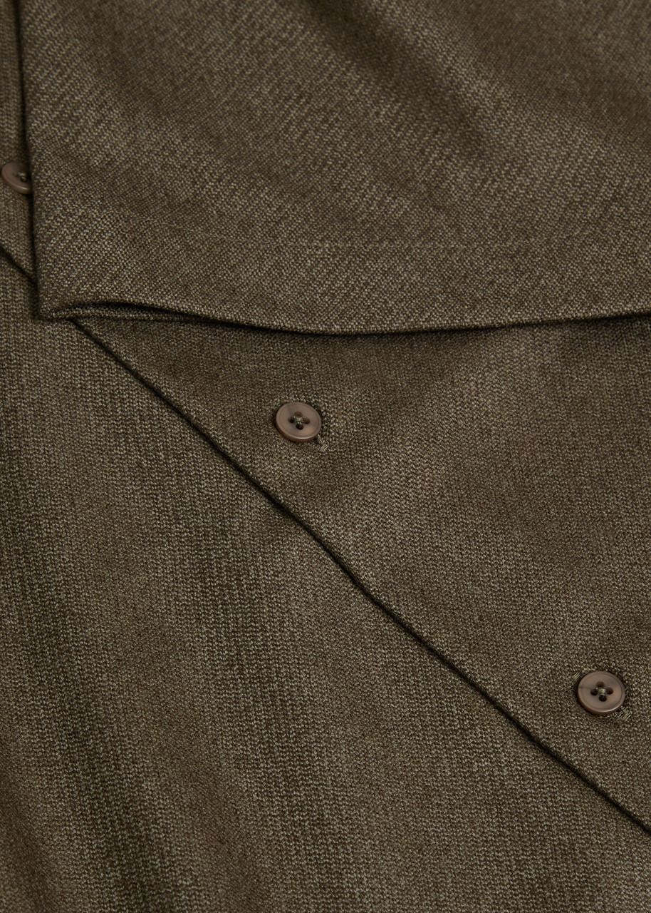 Entire Studios Short Sleeve Wool Shirt - 5