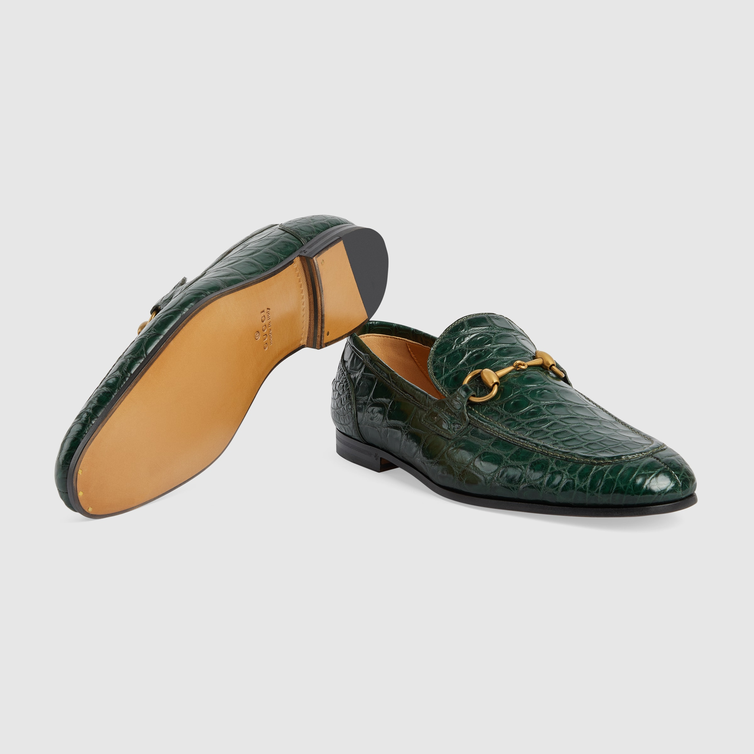 Men's Gucci Jordaan crocodile loafer - 5