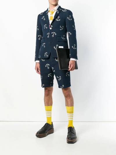 Thom Browne pebbled document gusset folio outlook