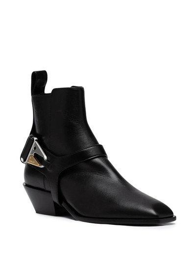 Dion Lee harness detail ankle boots outlook