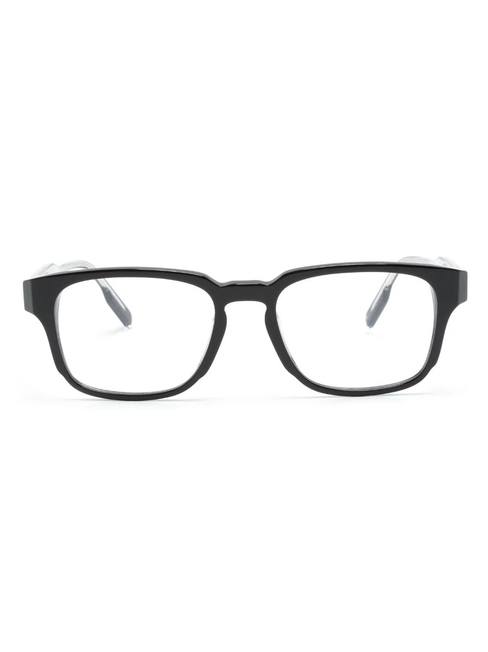 logo-plaque square-frame glasses - 1